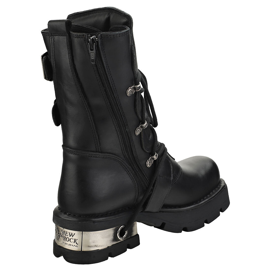希少】New Rock Metal Heel Boots