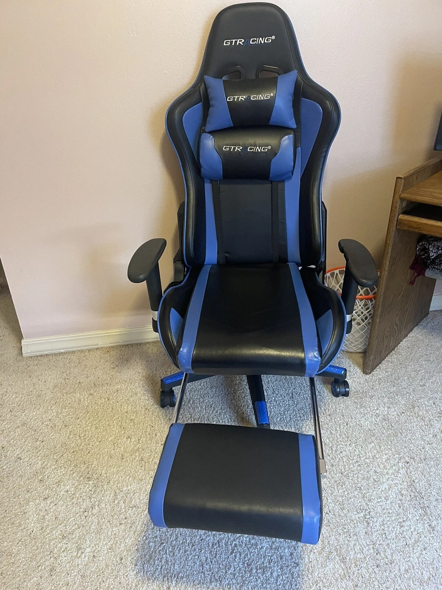 gtracing gaming chair with footrest eBay