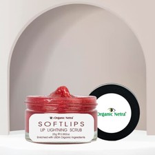 Gommage à lèvres bio Netra SOFTLIPS pour éclaircir et éclaircir les lèvres fo...