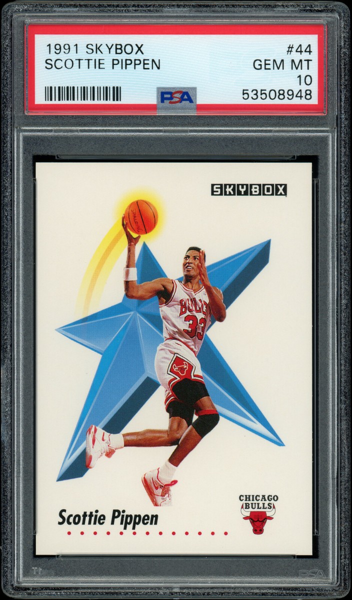 1993 SKYBOX NBA PIPPEN ピッペン シカゴブルズ PSA10 PSA 10 Scottie Pippen 1991 Skybox #44 Chicago Bulls HOF GEM