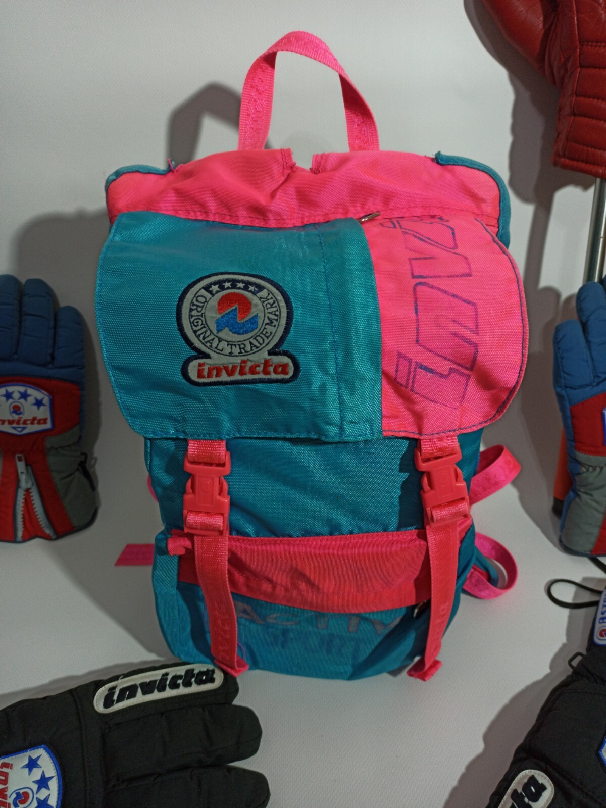 Invicta Backpack mini multicolor USED  import dir… - image 16