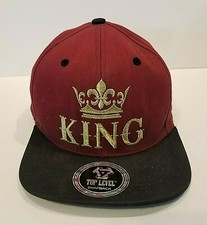 Top Level King cap hat fleur de lis crown adjustable snap back streetwear
