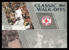 2012 Topps David Ortiz #CW-4 Classic Walk-Offs Boston Red Sox