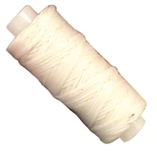 White Waxed Braided Cord 25 Yard Sewing Thread 11210-05 Tandy Leather 
