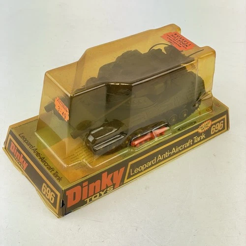 Vintage Boxed Dinky Toys No. 696 Leopard Anti Aircraft Tank