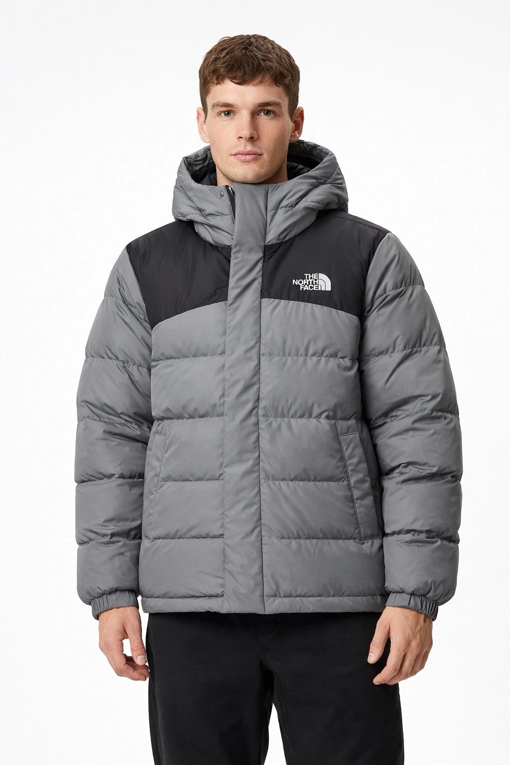The North Face Men's Baltic Down Puffer 600 Down Puffer Jacket Gray NWT Size XL