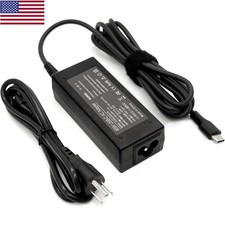 USB-C Type-C 45W Laptop Charger for HP Chromebook 14 X360 14-ca051wm 14-ca052wm