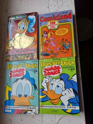 COMIC-KONVOLUT aus 2x Donald Jumbo,1x Comicland und 1x LTB Spezial
