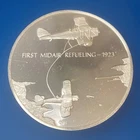 Sterling Silver Round Franklin Mint History of Flight 37.18 gram (1.10 ozt .999)
