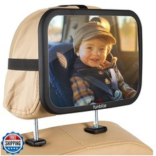 Baby Car Mirror Most Stable Backseat Mirror with Premium Matte Finish,Ultra H