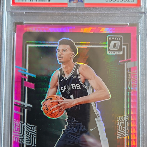 Panini 2023-24 Donruss Optic - Hyper Pink Rookie Victor Wembanyama #225 PSA - 10
