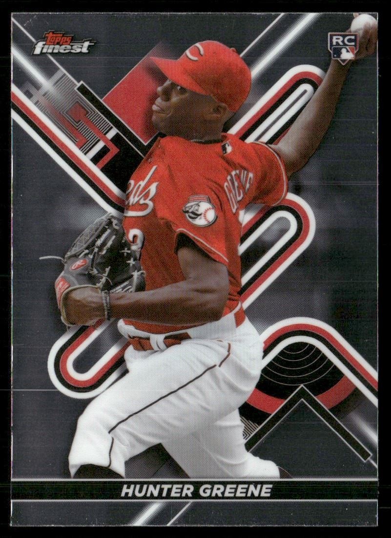 Hunter Greene Rookie 2022 Finest Cincinnati Reds #69