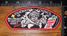 Tidewater Council North Carolina 2013 National Jamboree Zombie CSP JSP Patch