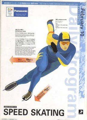 Orig. PRG Olympische Winterspiele NAGANO 1998 - Eisschnelllauf 500 m FINALE  !!