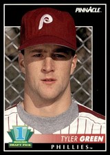 1992 Pinnacle Tyler Green Rookie Philadelphia Phillies #303