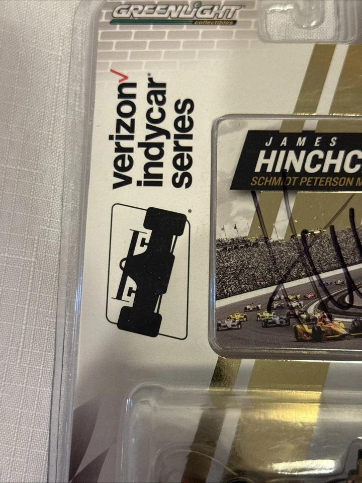 Greenlight 2017 Indy 500 James Hinchcliffe #5 Autographed Signed 1:64 Scale COA - Image 3 of 4