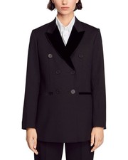 Sandro Valois Wool-Blend Blazer Women's 40