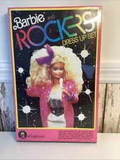 1986 COLORFORMS BARBIE  THE ROCKERS DRESS UP SET- 683 - FACTORY SEALED