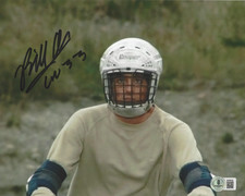 BILL ALLEN SIGNED 'RAD' CRU JONES #33 8x10 MOVIE PHOTO BAS 6 BECKETT COA PROOF