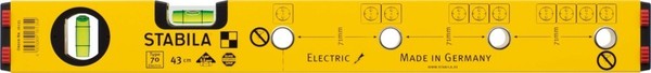 Stabila Wasserwaage 70 Electric 43Cm Wasserwaagen 16135 Aluminium Wasserwaage-image