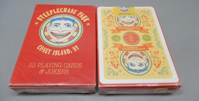 STEEPLECHASE PARK Coney Island Playing Card deck NEW/SEALED Penguin Magic 2016