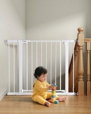 29.5-40.5" Baby Gate for Stairs, Dog Gate for Doorways, Walk Thru Auto Close ...