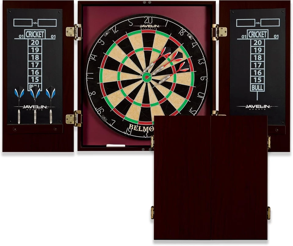 EastPoint Sports Belmont Bristle Dartboard and Cabinet Set (Open Box)
