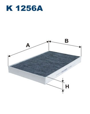 K 1256A Filtron filter, indoor air for Irisbus, Iveco