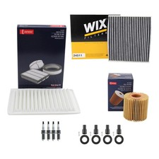 Denso Tune Up Kit NGK 4 Spark Plugs Boots Kit for Toyota Camry 2.5 Venza 2.7 L4