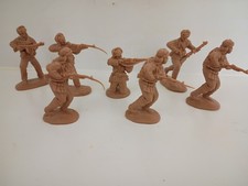 1:32 BMC Korean War Korean Soldiers Figures 2.5" Infantry Gun machine Army Lot 