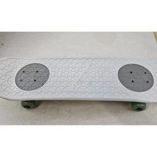 MorfBoard Skateboard Deck White Green Wheels Interchangeable Base Attachment