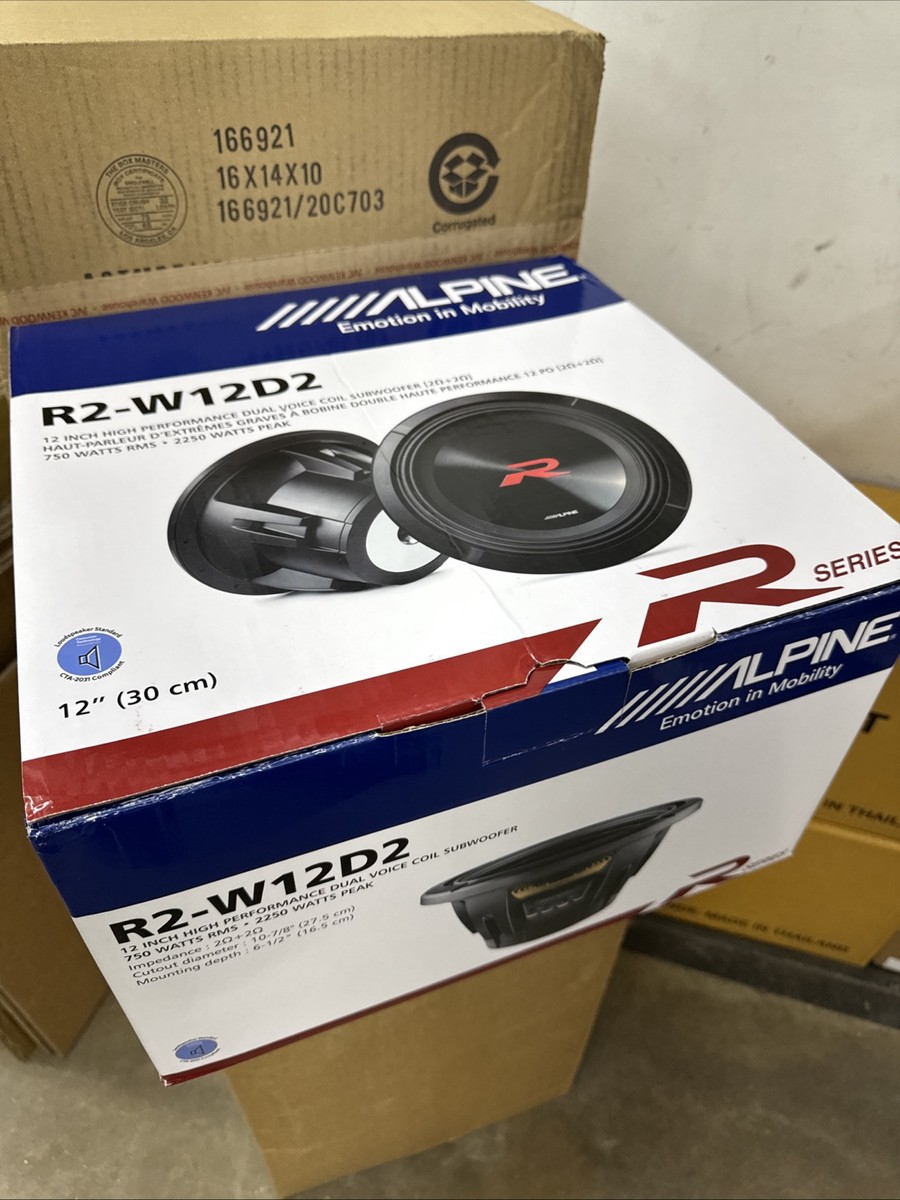 Alpine Swr 12d4 Box SWR 12D4 Alpine 12