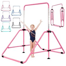 MARFULA Foldable Gymnastic Bar for Kids Ages 3-9, 9 Height Levels, 200 lbs We...