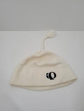 Pearl Izumi Wool Blend Off White Tassel Cycling Beanie Adult One Size Hat Cap