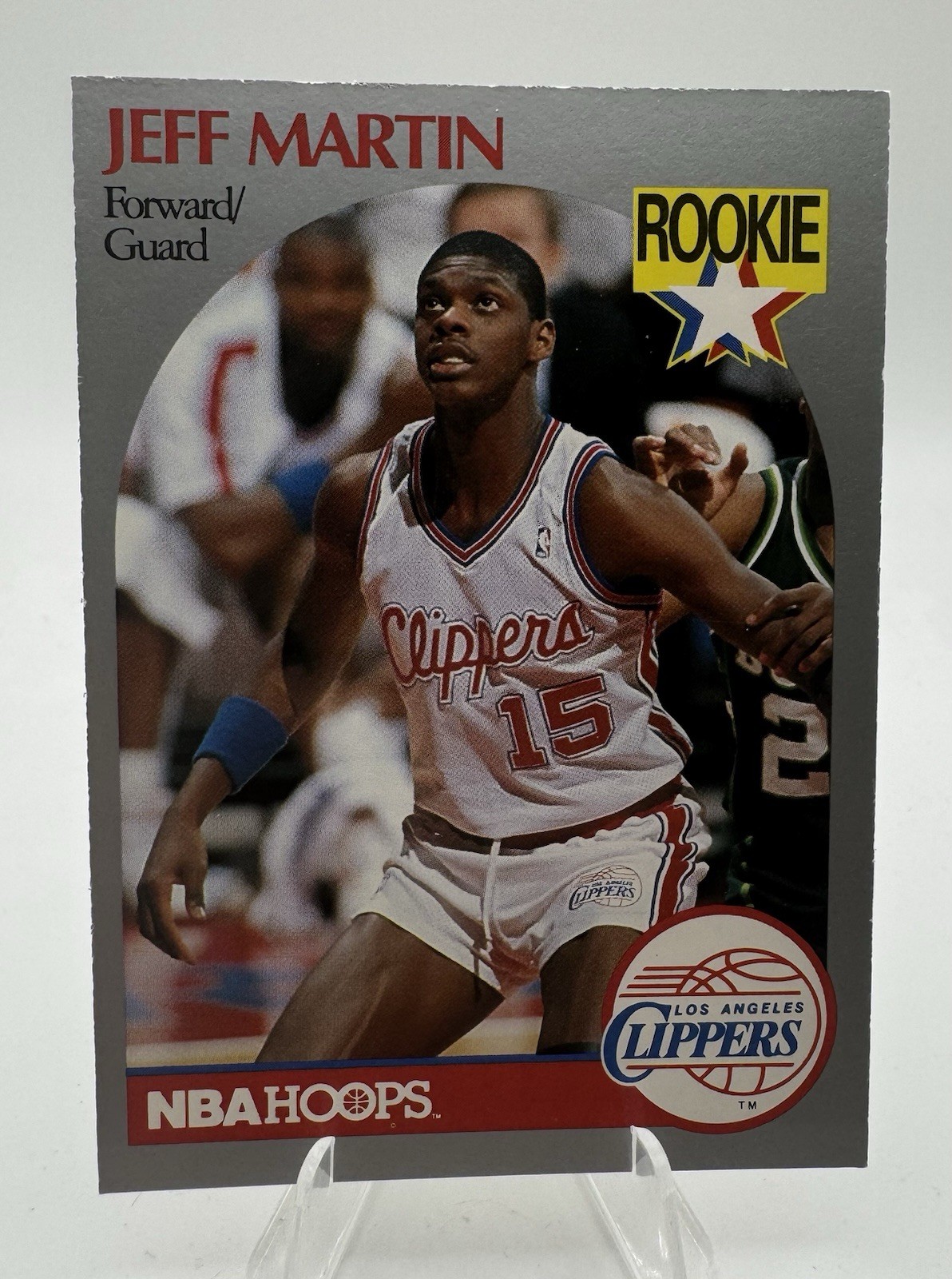 1990-91 NBA Hoops Jeff Martin RC #148 Los Angeles Clippers