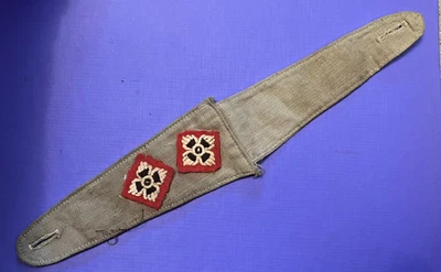 Original WWII British Army Officers 2 Pip Tropical Shoulder  Rank Insignia (205) - Image 1 of 4