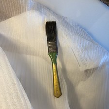 Vintage Varnish Paint Brush Wooden Handle Riedstrass Pure Bristle Vulcanized