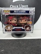 ACOA COA Stranger Things Billy & Karen 2 Pack Con Funko Pop! Signed Dacre & Cara