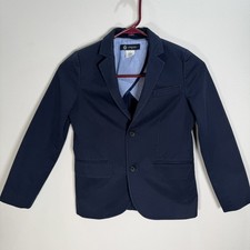 J.Crew Crewcuts Blazer Boys Thompson Size 8 Chino Jacket Navy Blue Preppy School