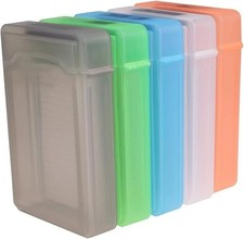5 Pcs 3.5" Hard Drive Storage Case Shockproof, Anti-Static, Moistureproof