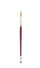 Grumbacher Goldenedge Synthetic Round Watercolor Brush, Size 7 (4620.7)
