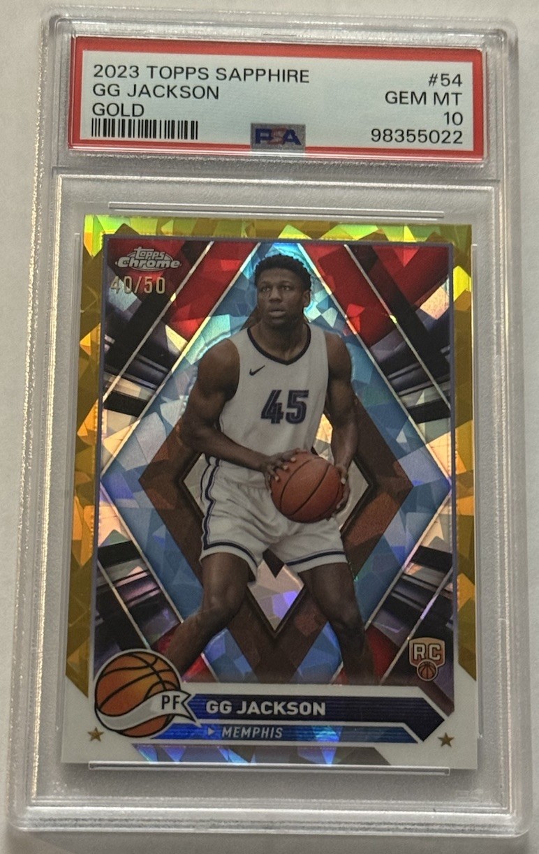 2023 Topps Sapphire GG Jackson Gold RC /50 PSA 10 GEM MT