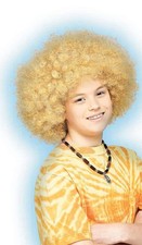 Supa Fro Blonde Child Costume Wig One Size