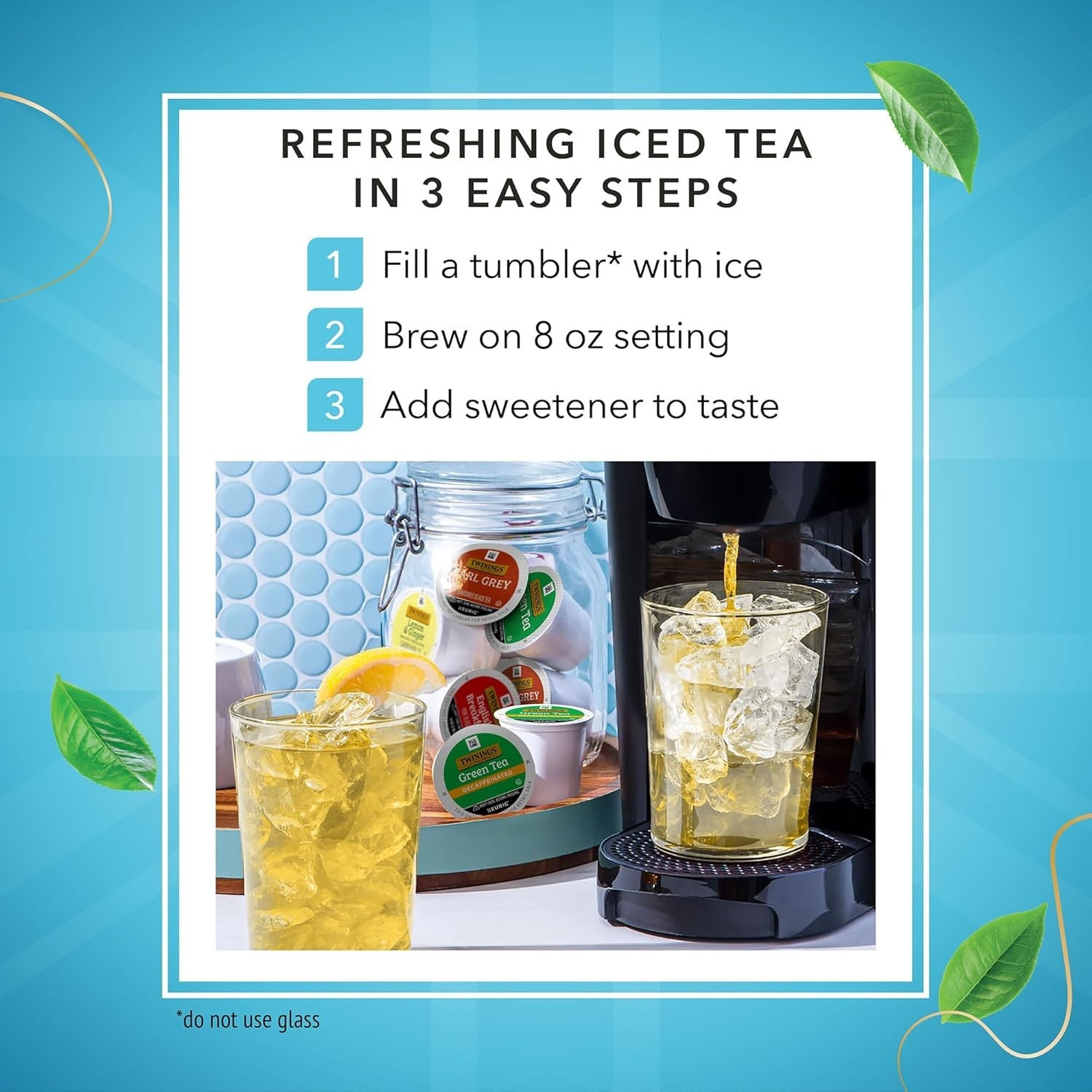 Twinings Decaffeinated Green Tea K-Cup Pods for Keurig, 24 Count (Pack of 1)