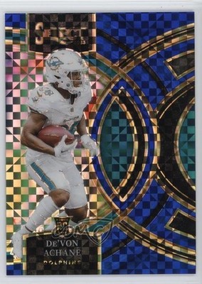 2023 Panini Select Premier Level Blue Prizm /149 De'Von Achane Rookie RC 1h1