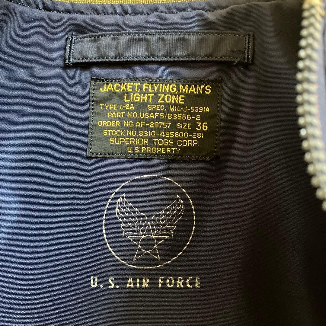 Buzz Rickson's TYPE L2A Flight Jacket Good Used S… - image 4