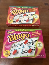 Sight Word Bingo Games