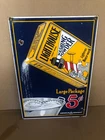 VINTAGE LIGHTHOUSE WASHING POWDER METAL PORCELAIN SIGN