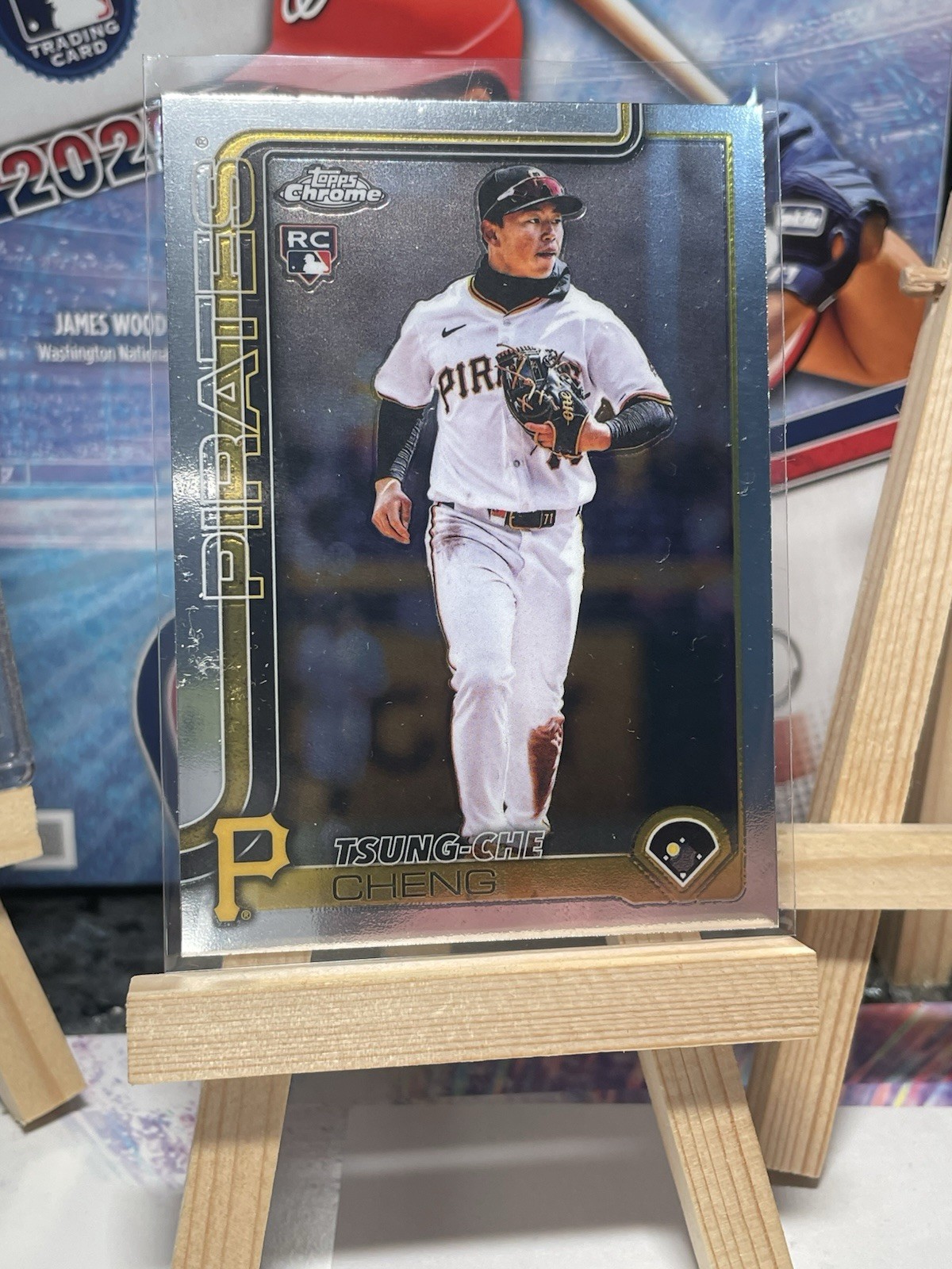 2025 Topps Chrome Update - #USC74 Tsung-Che Cheng RC - Pirates Rookie