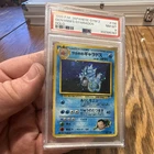 1999 Pokemon Japanese Gym 2 Giovanni's Gyarados #130 Holo PSA 8